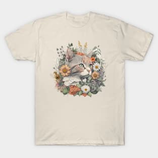 Blooming Kitty Royalty T-Shirt